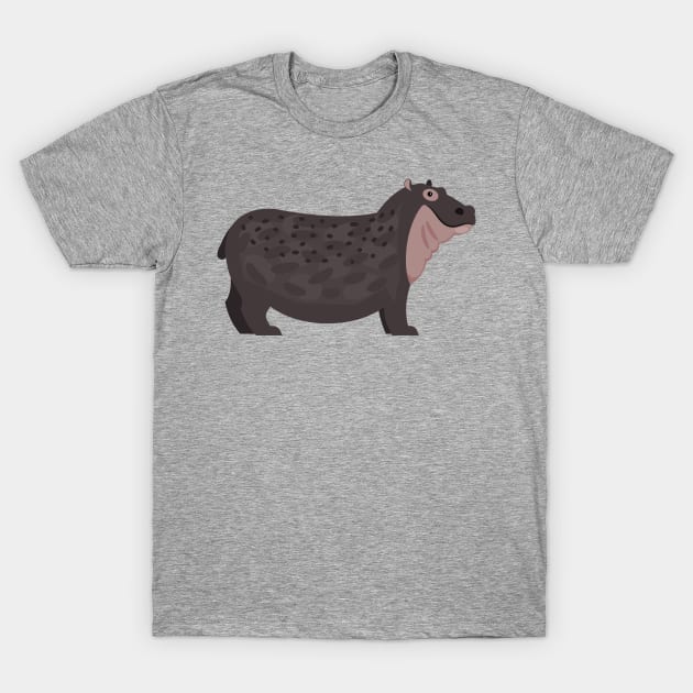 Hippopotamus T-Shirt by JunkyDotCom